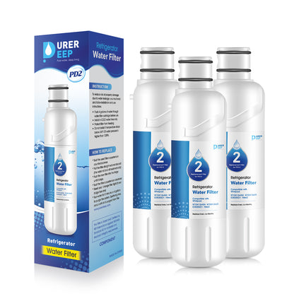 Dearfilter Compatible with Refrigerator Water Filter 2 W10413645a, EDR2RXD1  Water Filter 4PCS